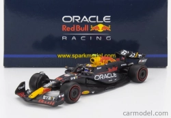 Spark-model Red bull F1  Rb20 Team Oracle Red Bull Racing N 11 2nd Bahrain Gp 2024 Sergio Perez 1:64 Modrá Žlutá Červená