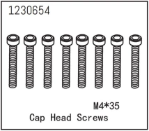 1230654 - Cap Head Screws M4*35 (8)