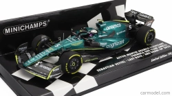 Minichamps Aston martin F1 Amr22 Team Aramco Cognizart N 5 Abu Dhabi Gp Last Race 2022 Sebastian Vettel 1:43 Green Black