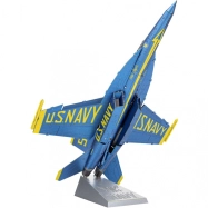 Stavebnica Blue Angels F/A-18 Super Hornet z ocele