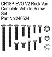 HBP240524 - Complete Vehicle Screw Set for CR18P EVO V2 Rock Van