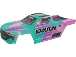 Arrma karoséria tyrkysová/ružová: Mini Kraton