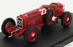 Rio-models Alfa romeo P3 Tipo B N 22 Targa Florio 1935 L.chiron 1:43 Červená