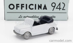 Officina-942 Fiat 600 Maggiolina Carrozzeria Francis Lombardi Cabriolet Open 1958 1:76 Biela