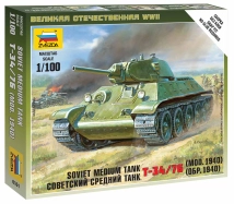 Zvezda Snap Kit - T-34/76 (1:100)