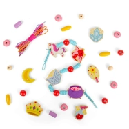 Bigjigs Toys Sada drevených korálikov Mystical Magic