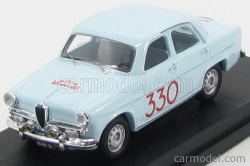 Rio-models Alfa romeo Giulietta Ti N 330 Rally Montecarlo 1964 Pinasco - Sanfilippo 1:43 Svetlo modrá