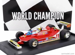 Brumm Ferrari F1  312t4 N 11 World Champion Winner Monza Italy Gp 1979 Jody Scheckter - With Driver Figure 1:43 Red