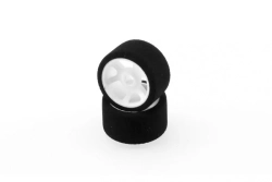 Machové predné pneumatiky, 1/12, biely disk, sh 37