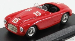 Art-model Ferrari 166mm Barchetta Ch.0016 N 15 Winner Luxemburg Gp 1949 L.villoresi 1:43 Red
