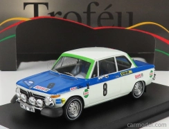 Trofeu BMW 2002 Ti (nočná verzia) N 8 Rally Acropolis 1972 T.fall - M.wood 1:43 Bielo modrá