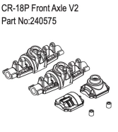 HBP240575 - CR-18P Front Axle V2