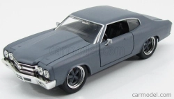 Jada Chevrolet Dom's Chevelle 454ss 1970 - Fast & Furious Iv (2009) - Solo Parti Originali - Originálne diely 1:24 Základná farba matná sivá