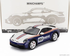 Minichamps Porsche 911 992 N 953 Rally Dakar Roughroads Coupe 2023 1:18 Bílá Modrá