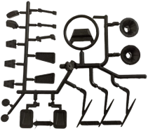 Drobné doplnky interiéru a exteriéru pre RC autá RMT models M-039