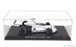 Edicola Brabham F1 Bt44b Team Martini Racing N 8 Season 1975 Carlos Pace - Con Vetrina - s vitrínou 1:24 biela