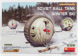 Miniart Tank Sovietsky guľový tank so zimnými lyžami 1:35 /