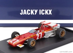 Brumm Ferrari F1  312b N 27 Belgium Gp 1970 Jacky Ickx 1:43 Červená Bílá