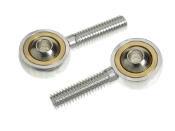 Guľový čap hliníkový, vonkajší závit M4, otvor M3