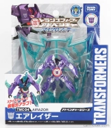 Takara-tomy Takara-tomy Transformers Adventure Tmc04 Daibubomu cm. 5.5 1:64 Fialová