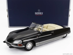 Norev Citroen Ds21 Palm Beach Cabriolet 1968 1:18 Black