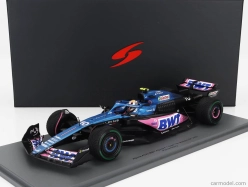 Spark-model Renault F1  A523 Team Bwt Alpine N 10 7th Monaco Gp 2023 Pierre Gasly 1:18 Modrá Růžová