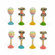Bigjigs Toys Sada lopty a rolničiek Rumba