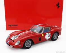 Kyosho Ferrari 250 Gto 3.0l V12 Coupe Team Pierre Noblet N 19 1:18, červená