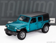 Tayumo Jeep Wrangler Sahara Hard-top 2012 1:32 Blue Black