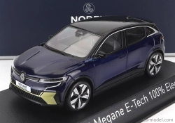 Norev Renault Megane E-tech 100% Electric 2022 1:43 Modrá čierna