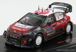 Ixo-models Citroen C3 Wrc Abu Dhabi N 10 Rally Finland 2018 M.ostberg - T.eriksen 1:43 Red Grey