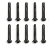 Šroub M3x18mm s imbusouvou čočkovou hlavou, 10ks.