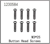 Button Head Screw M3*25 (8)