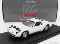 Rio-models Lamborghini Miura P400 1967 - Osobné auto Johnny Hallyday 1:43 Biela