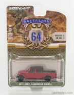 Greenlight Jeep Gladiator Willys Pick-up 2021 1:64 Red