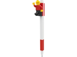 LEGO gélové pero s minifigúrkou červené