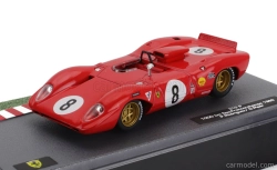 Edicola Ferrari 312p Spider N 8 2. 1000km Spa Francorchamps 1969 Pedro Rodriguez - David Piper 1:43 Červená