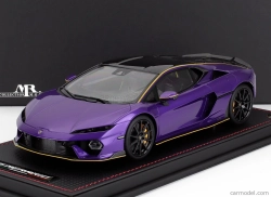 Mr-models Lamborghini Temerario Alleggerita Package 2024 - Con Vetrina - With Showcase 1:18 Viola Pasifae - Fialová