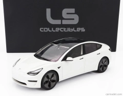 Ls-collectibles Tesla Model 3 2021 1:18 Perleťově Bílá Met