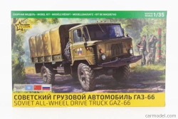 Zvezda GAZ 66 Truck 2-assi Military 1:35 /
