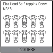 1230888 - M3*8 Flat Head Self-tapping Screw Set (10)