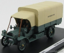 Rio-models Fiat 18bl Truck Telonato Esercito Italiano 1915 - 100. výročie La Grande Guerra 1:43 Vojenská zelená