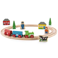 Bigjigs Rail Moja prvá vlaková dráha 19 kusov
