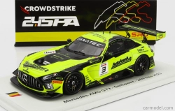 Spark-model Mercedes benz Amg Gt3 Team Getspeed N 3 24h Spa 2023 F.scholze - K.heyer - P.assenheimer - A.peroni 1:43 Yellow Black