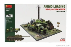 Miniart GAZ Set Ammo Loading Diorama - Truck With Tank Su-85 With Military Figures 1:35 /