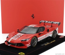 Bbr-models Ferrari 296 Gt3 3.0l Twin Turbo V6 Challenge N 32 Launch Version 2023 - Con Vetrina - With Showcase 1:18 Červená Bílá