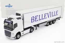 Eligor Volvo Fh4 500 Truck Semi-frigo Belleville Transports 2020 1:43 Bílá