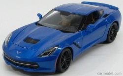 Maisto Chevrolet Corvette Z51 Coupe Stingray 2014 1:18 Blue Met