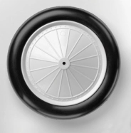 1/8 Koleso Oldtimer maketové 89mm (3,5