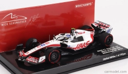 Minichamps Haas F1 Vf-22 Team Haas N 47 Brazilian Gp 2022 Mick Schumacher 1:43 Bílá Černá Červená